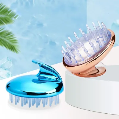 Silicone Shampoo Brush Scalp Massager